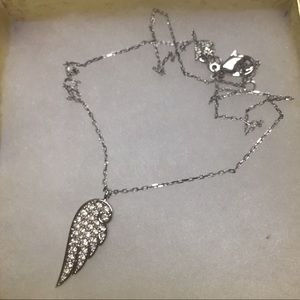 Angel wing Swarovski necklace